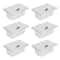 Premium Stainless Steel Food Storage Trays With Lids Stackable Set 0