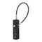 Digit Combination Cable Lock With Steel Cables Versatile Bike Gear Security 5