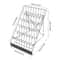 Foldable Wire Magazine Rack Book Display Stand Iron Organizer For Comics Books Prints 1