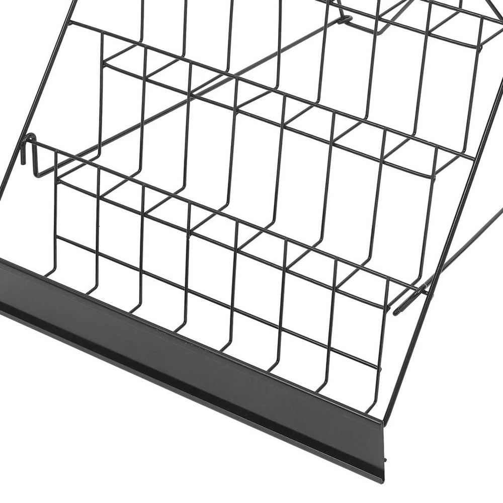 Foldable Wire Magazine Rack Book Display Stand Iron Organizer For Comics Books Prints 4