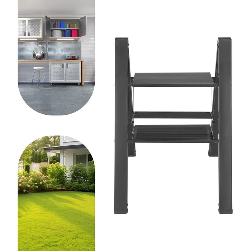Step Foldable Step Ladder Portable Stool Ladder With Anti Slip Safety 1