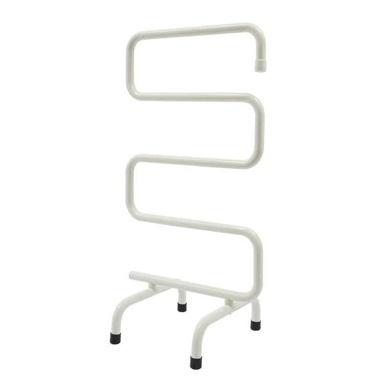 Premium White Stainless Freestanding Heated Towel Rack Electric Towel Warmer Spa Comfort Towel Dry 2