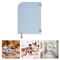 Baby Blue Wall Mounted Toilet Partition For Public Home Restrooms 1