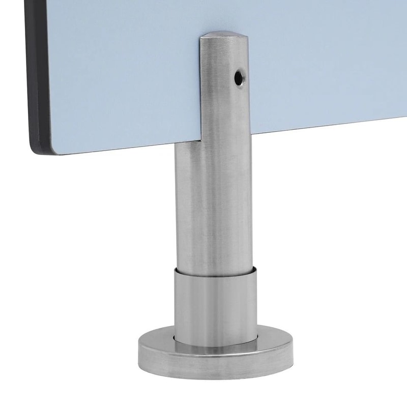 Baby Blue Wall Mounted Toilet Partition For Public Home Restrooms 5