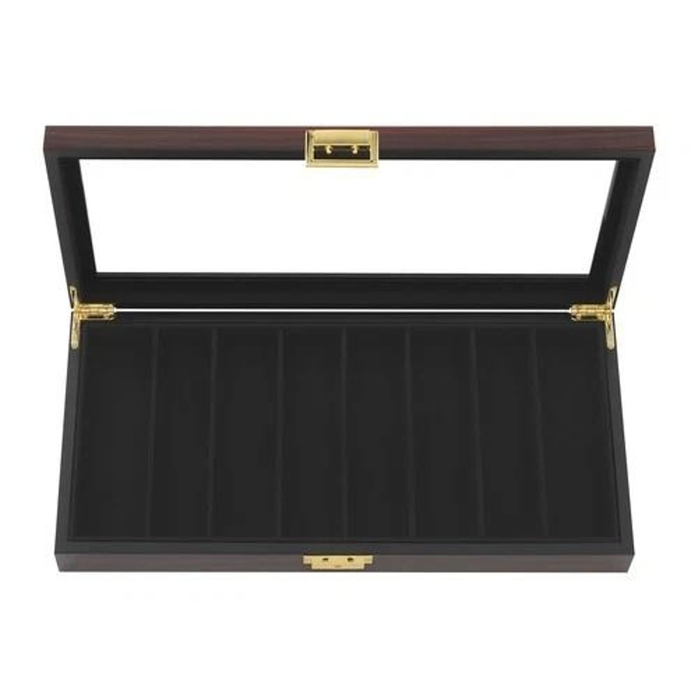 Wooden Knife Storage Box Knife Display Case Organizer 4