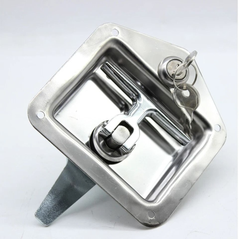T Handle Tool Box Lock Set With Heavy Duty Stainless Steel Latch Handle For Truck Trailer Security 5