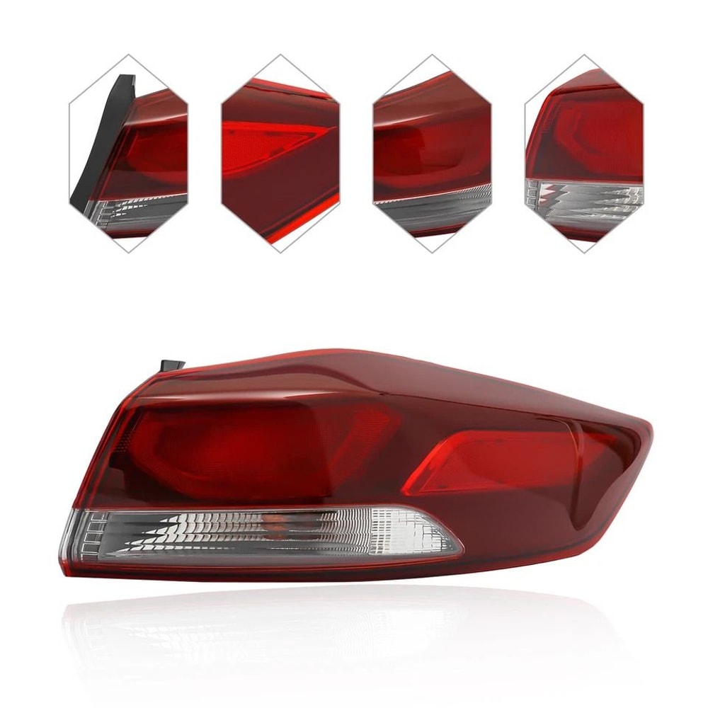 Right Passenger Side Rear Tail Light For Hyundai Elantra Direct Replacement Passenger Side Tail Lig 4