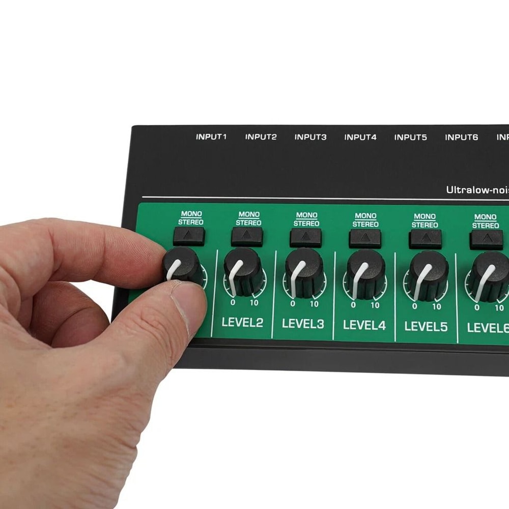 Compact USB Audio Mixer Channel Portable Console For Studio Live Sound 5