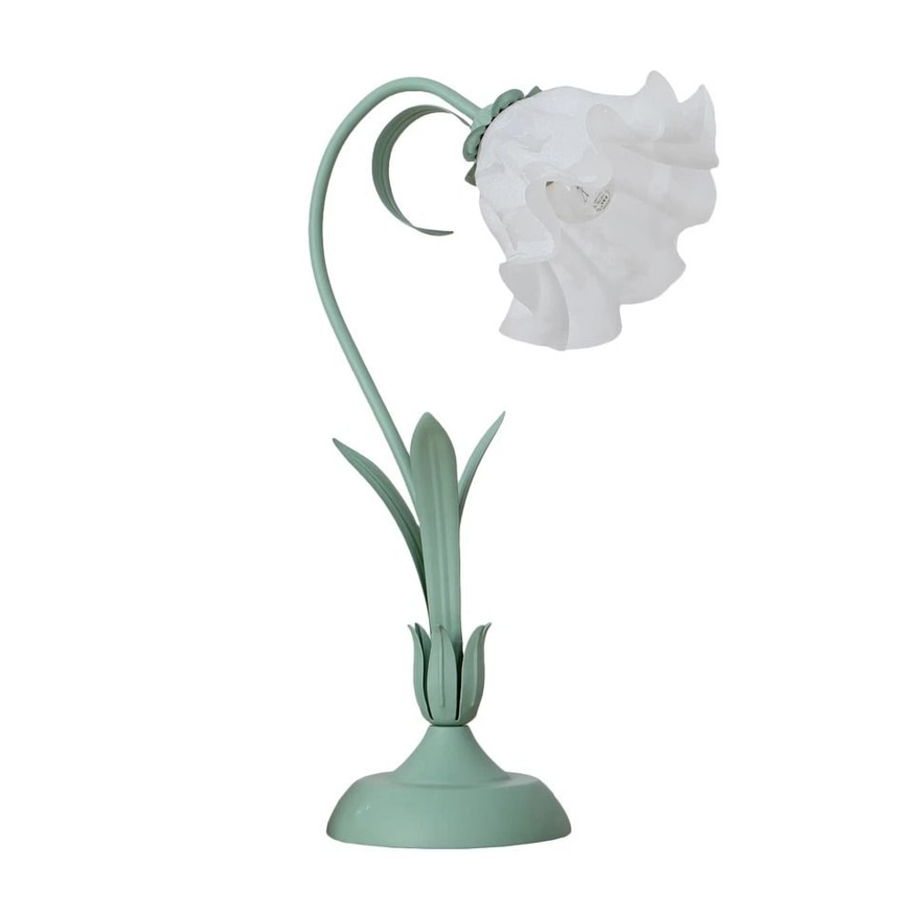 Elegant Floral Stained Glass Tiffany Style Table Lamp Decorative Bedside Desk Light 7