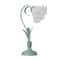 Elegant Floral Stained Glass Tiffany Style Table Lamp Decorative Bedside Desk Light 7