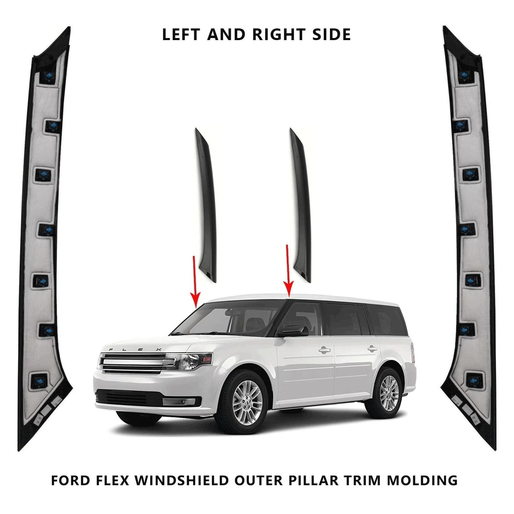 Flex Windshield Outer Pillar Trim OEM Replacement 6
