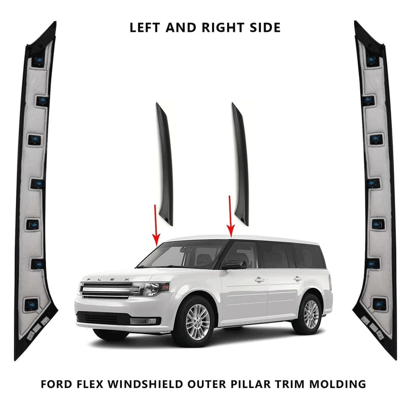 Flex Windshield Outer Pillar Trim OEM Replacement 6