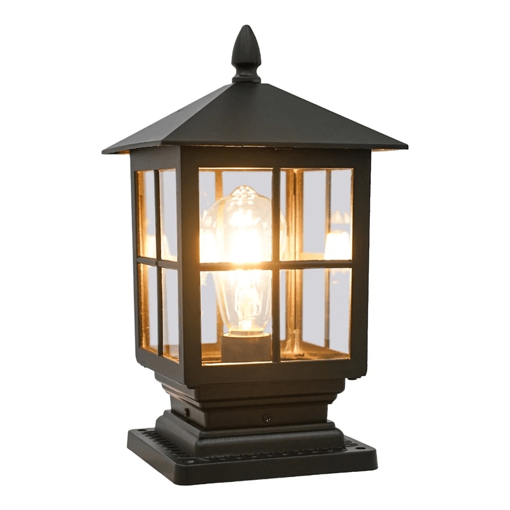 Premium Aluminum Outdoor Post Light Lantern Classic Landscape Post Lantern For Garden Walkway 0