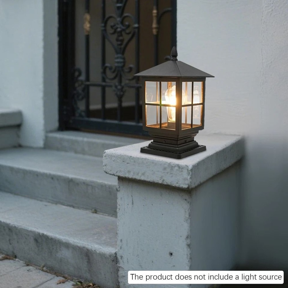 Premium Aluminum Outdoor Post Light Lantern Classic Landscape Post Lantern For Garden Walkway 3