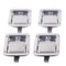Heavy Duty Stainless Steel Toolbox Latch Set Paddle Door Handles With Keys 6
