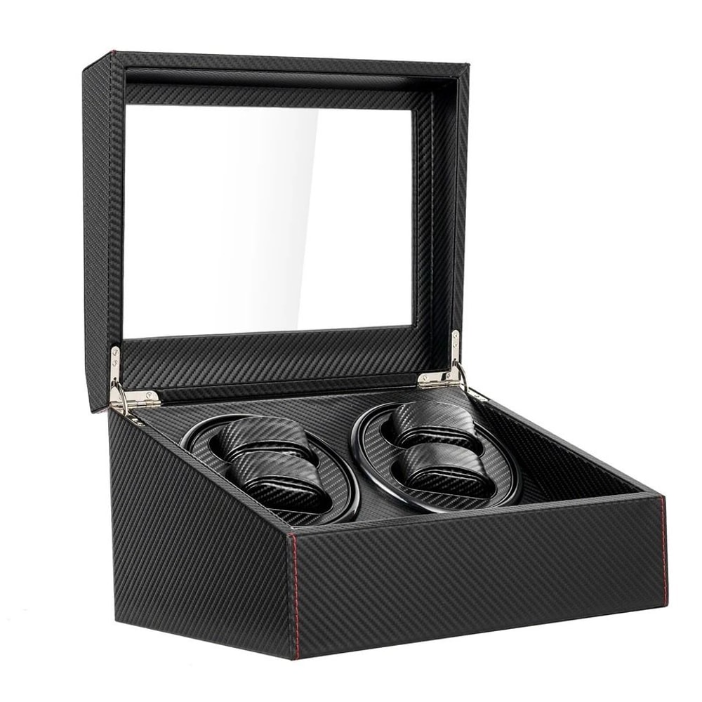 Luxury Slot Automatic Watch Winder Display Case Premium Automatic Watch Winder Watch Storage Box 4