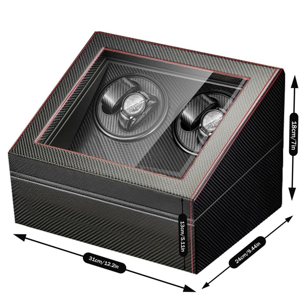 Luxury Slot Automatic Watch Winder Display Case Premium Automatic Watch Winder Watch Storage Box 5