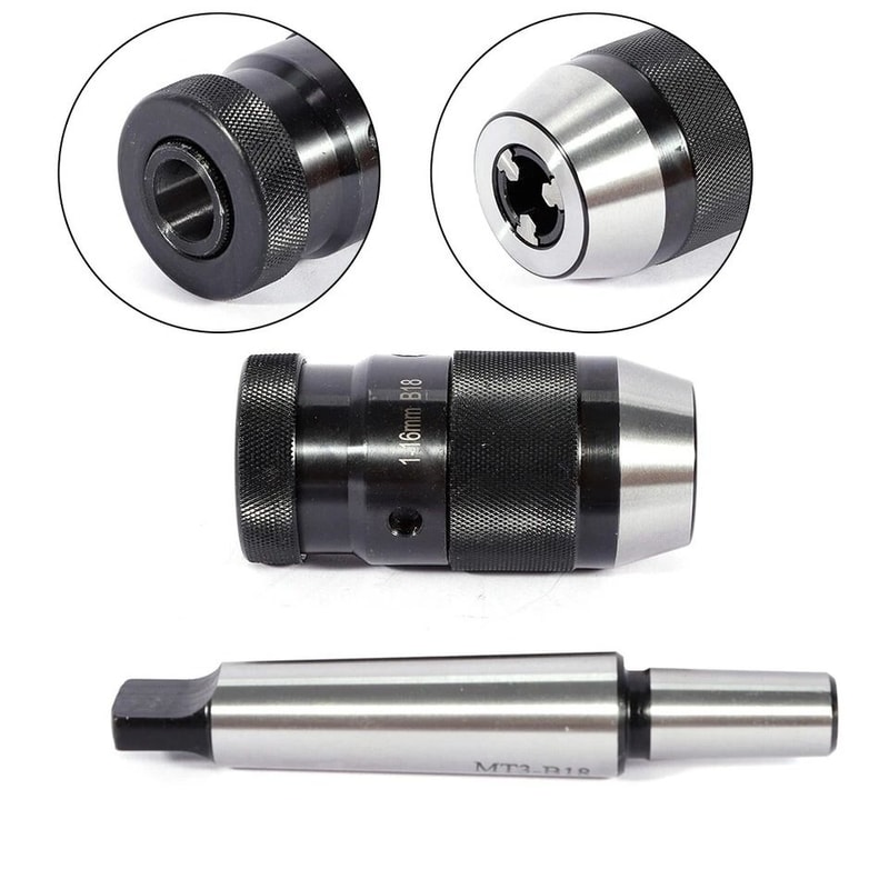 Keyless Lathe Drill Chuck Heavy Duty Self Tightening Drill Chuck For Milling And CNC Lathe Machines 1