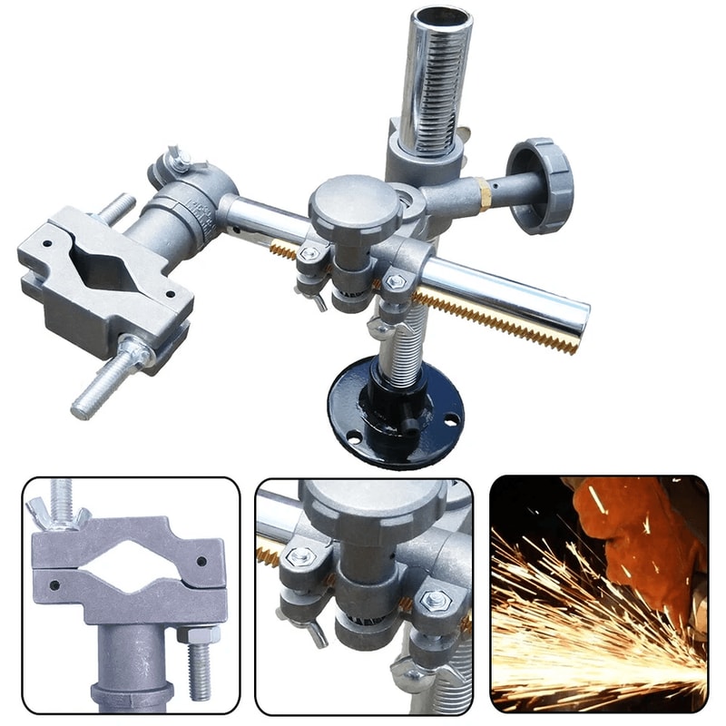 Adjustable MIG TIG Welding Torch Holder Mount With V Clamp 8