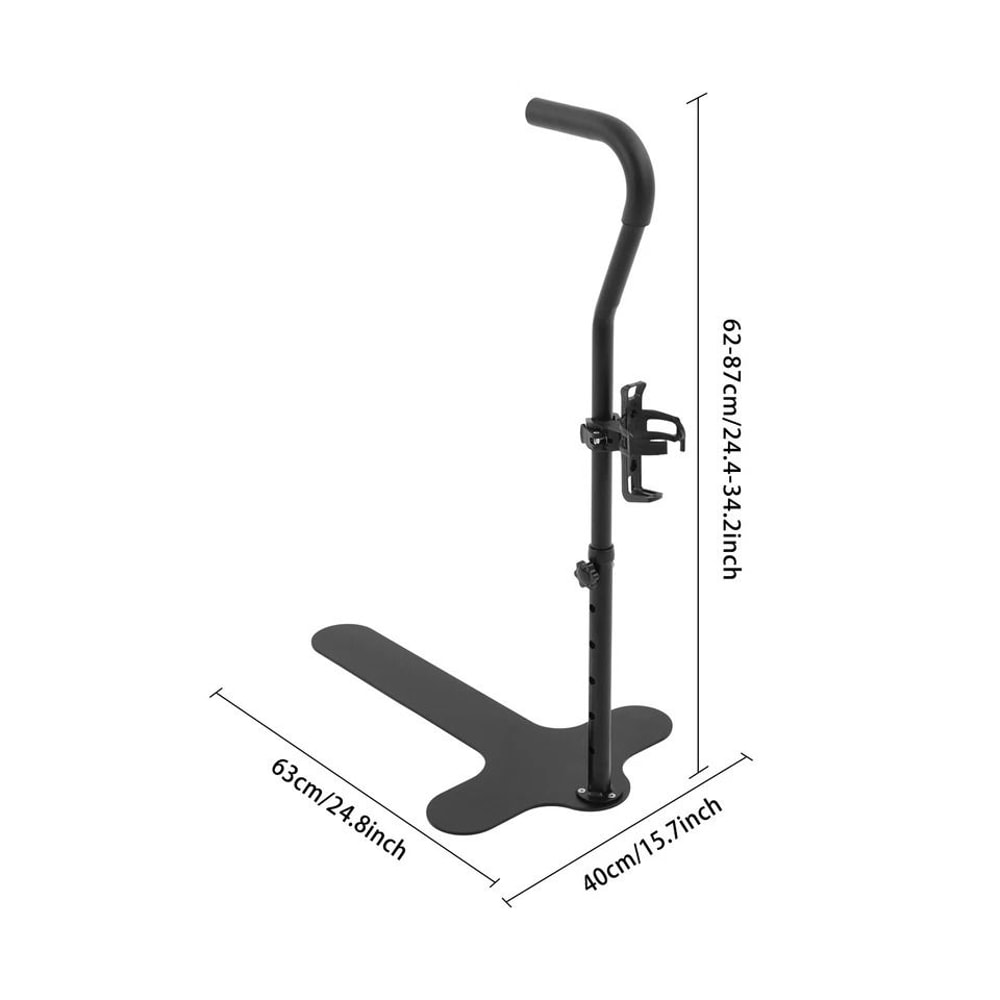 Adjustable Couch Stand Assist Rail For Elderly With Cup Holder 1