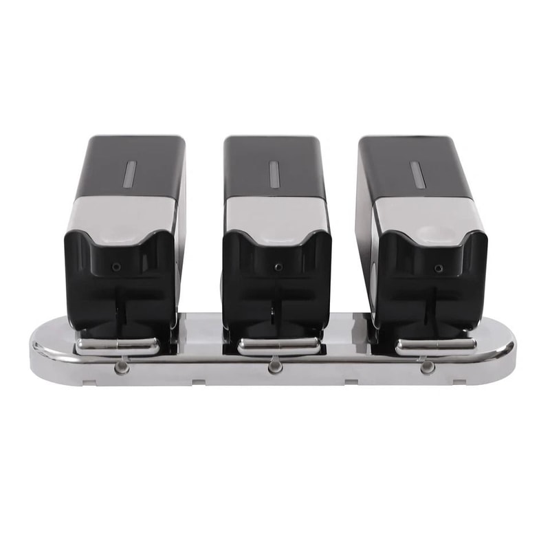 Premium Bottle Wall Mount Shower Dispenser Shampoo Conditioner Soap Organizer 5