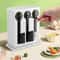 Premium Stainless Steel Utensil Dispenser Station Kitchen Countertop Organizer Holder 2