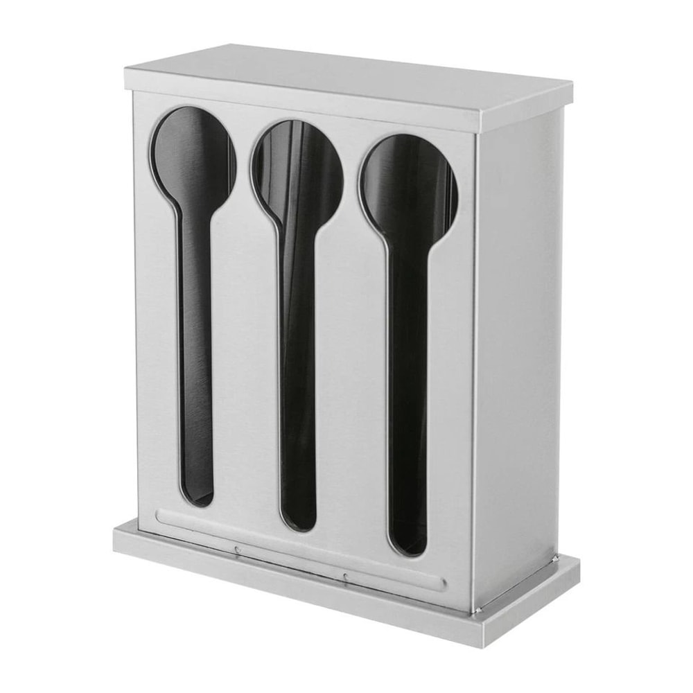 Premium Stainless Steel Utensil Dispenser Station Kitchen Countertop Organizer Holder 5