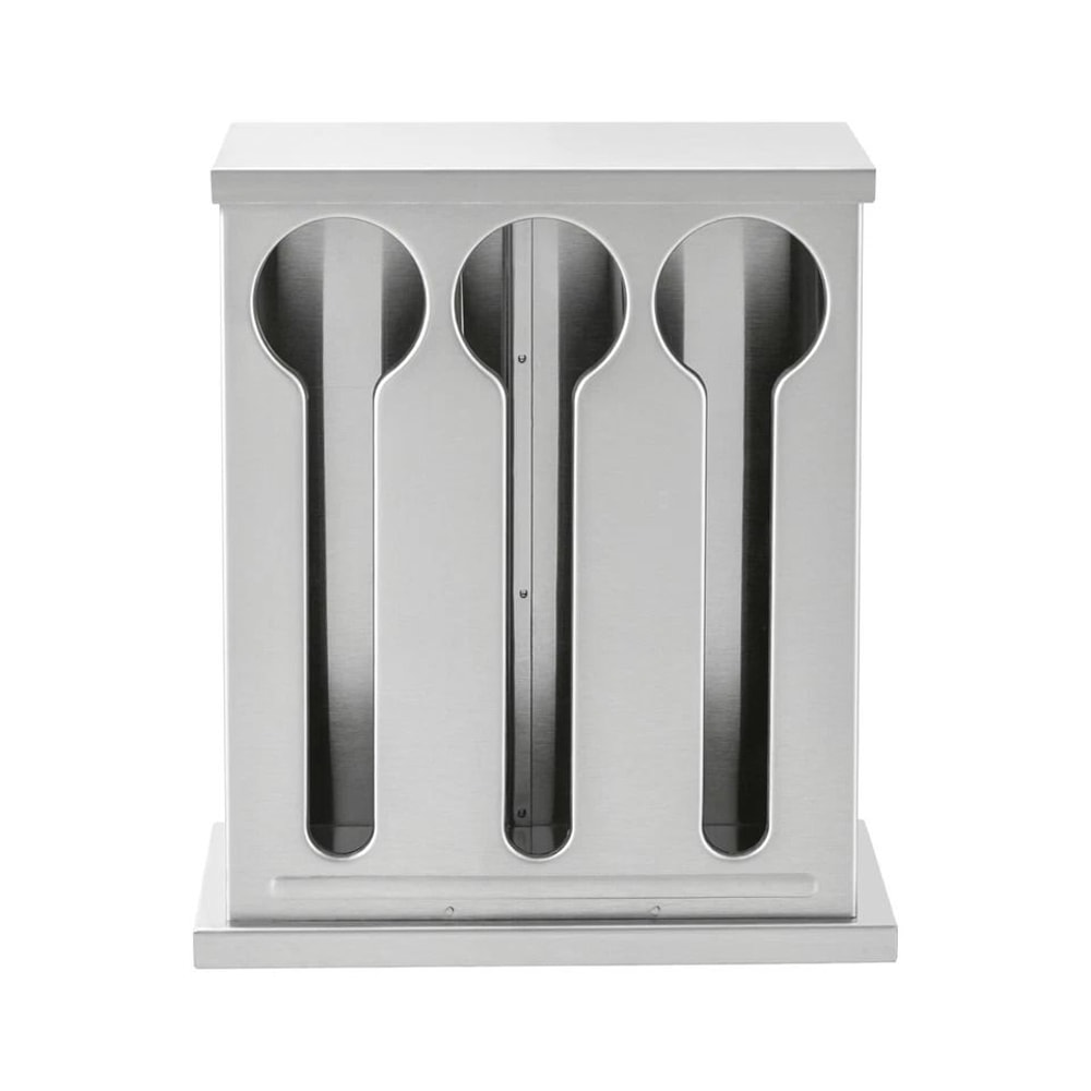 Premium Stainless Steel Utensil Dispenser Station Kitchen Countertop Organizer Holder 6