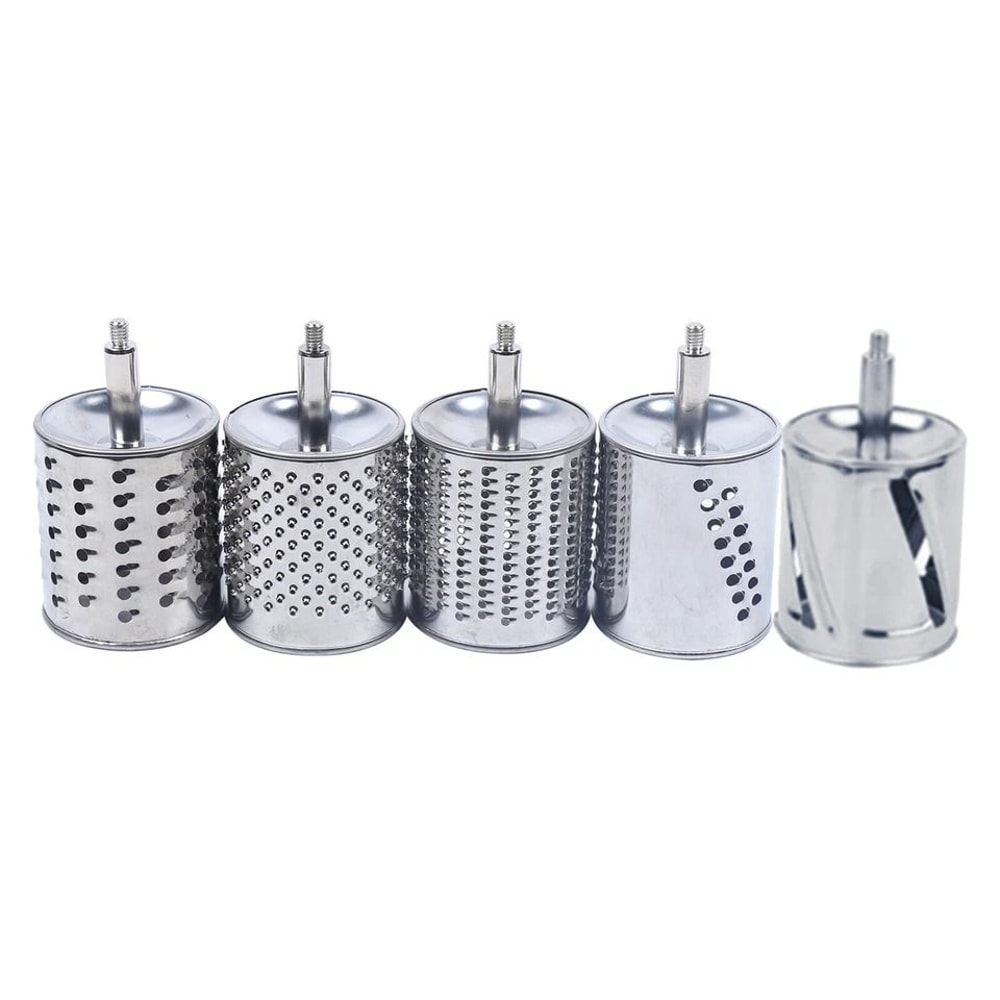 Premium Manual Rotary Grater Stainless Steel Vegetable Grinder Coconut Shredder Hand Cheese Grate 2