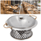 Premium Round Chafing Dish Buffet Catering Server Stainless Steel With Glass Lid Fuel Holder 7