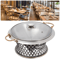 Premium Round Chafing Dish Buffet Catering Server Stainless Steel With Glass Lid Fuel Holder 7