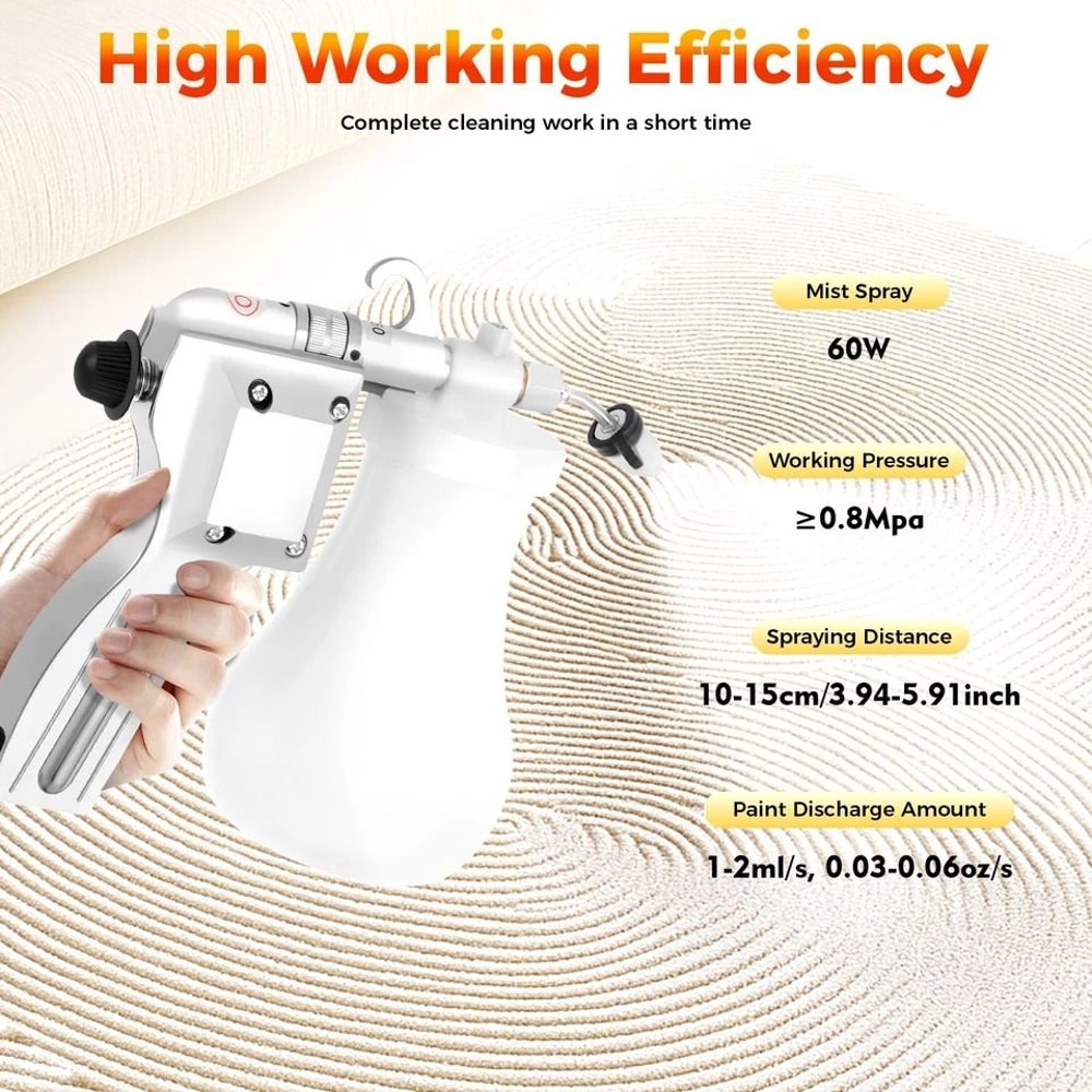 Premium Textile Spot Cleaning Gun 110V Fabric Spot Remover Sprayer For Screen Printing Tough Stai 2