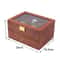 Premium Wood Watch Display Box With Slots Elegant Watch Storage Organizer Case 1