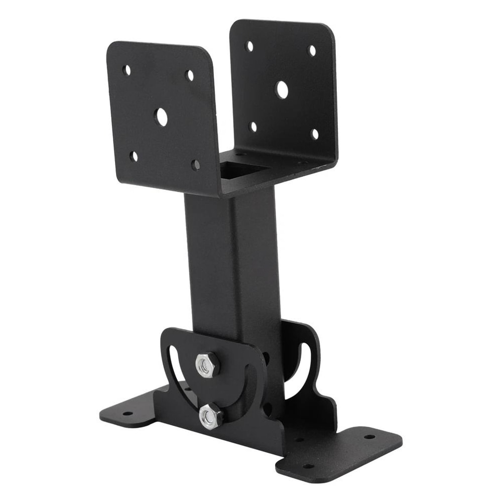 Heavy Duty Adjustable Roof Beam Support Bracket Iron Riser Mounting Hardware 2