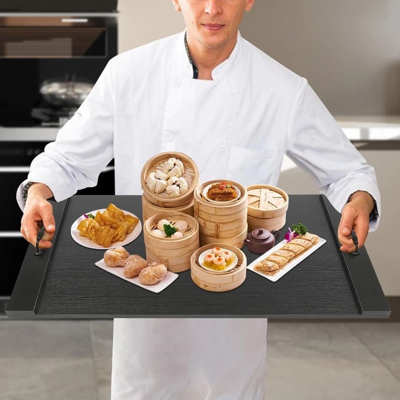 Wooden Stove Top Cover With Handles Durable Kitchen Counter Extender 4