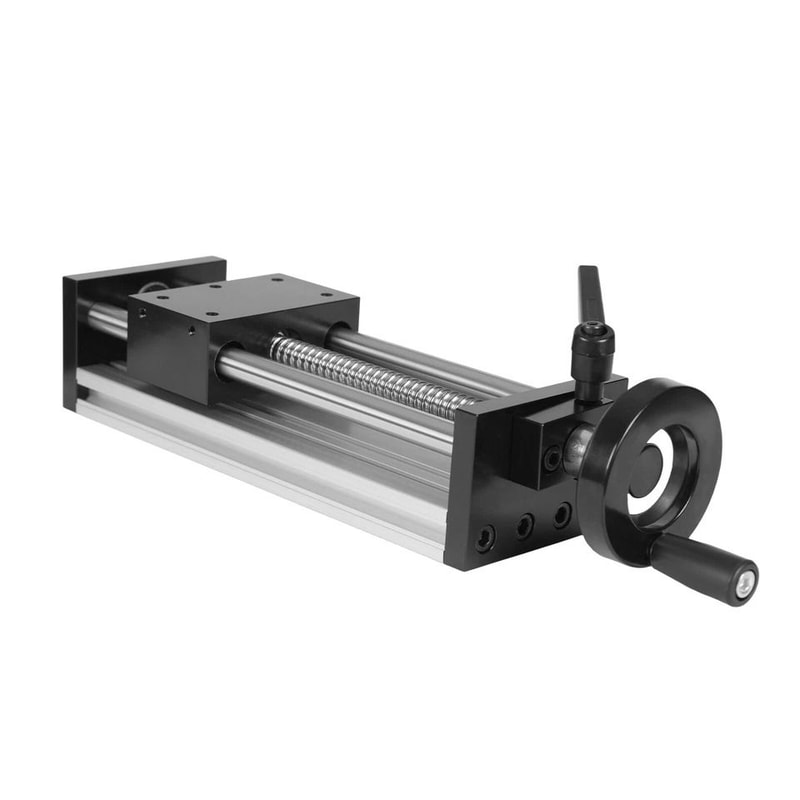 Precision Manual Linear Rail Sliding Table Dual Axis Linear Rail Guide Sliding Table 7