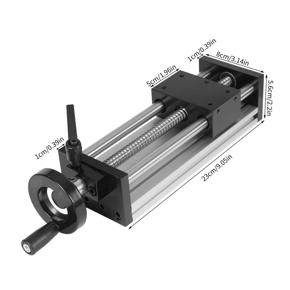 Precision Manual Linear Rail Sliding Table Dual Axis Linear Rail Guide Sliding Table 8