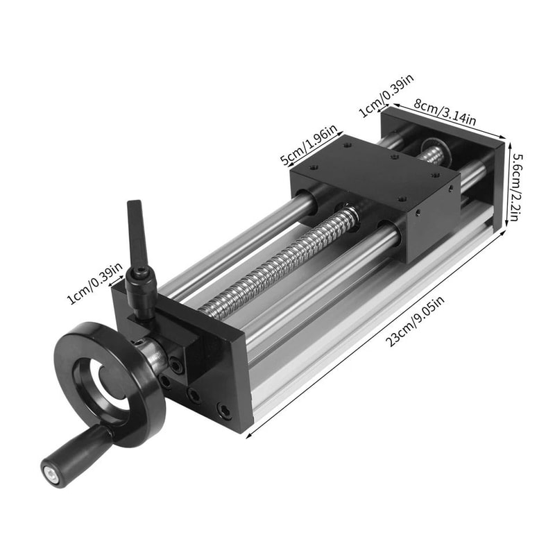 Precision Manual Linear Rail Sliding Table Dual Axis Linear Rail Guide Sliding Table 8