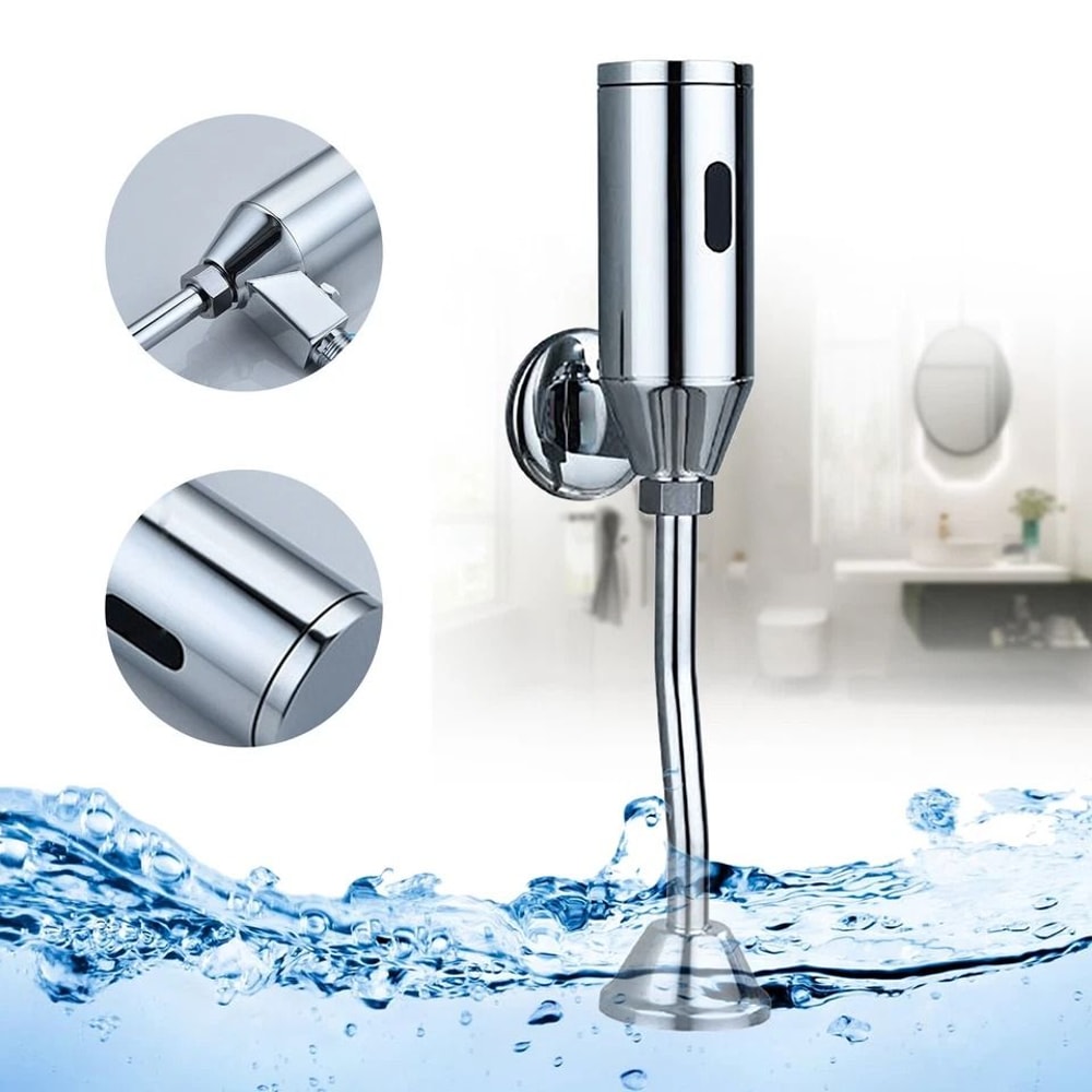 Premium Wall Mounted Touchless Sensor Flush Valve Intelligent Automatic Urinal Flush Valve 5
