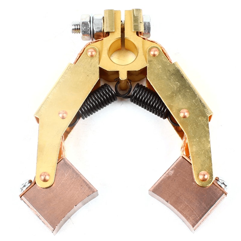 V Shape Motor Carbon Brush Holder For DC Motors Durable Slip Ring Brush Holder Replacement 1