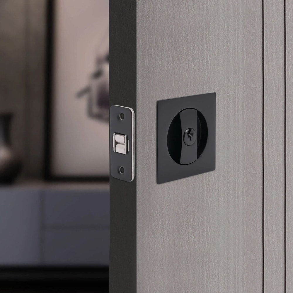 Premium Zinc Alloy Sliding Door Lock With Barn Door Latch Pocket Door Privacy Lock 0