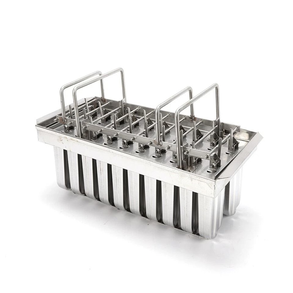Premium Stainless Steel Ice Cream Popsicle Maker Molds Set 7