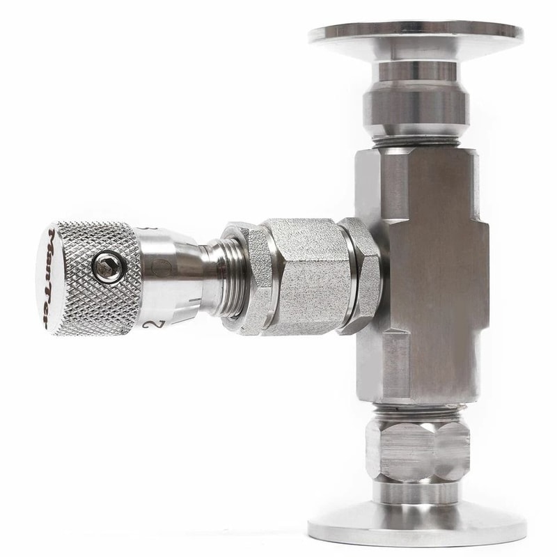 Precision Stainless Steel Valve Vace High Vacuum Metering Valve Bellows Sealed Valve Vacuum Isolati 5