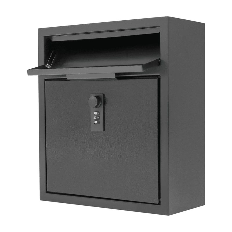 SecureGuard Wall Mounted Mailbox With Combination Lock 1
