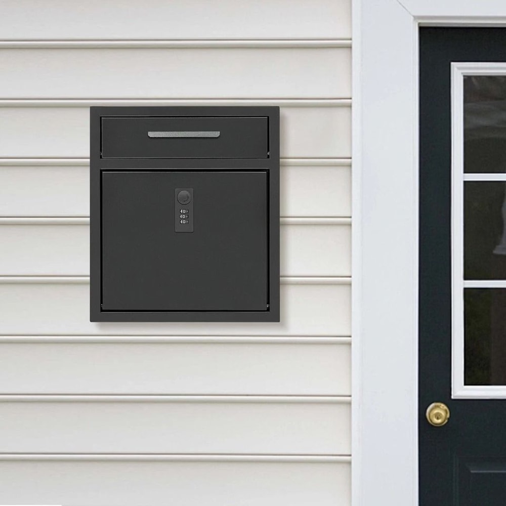 SecureGuard Wall Mounted Mailbox With Combination Lock 4