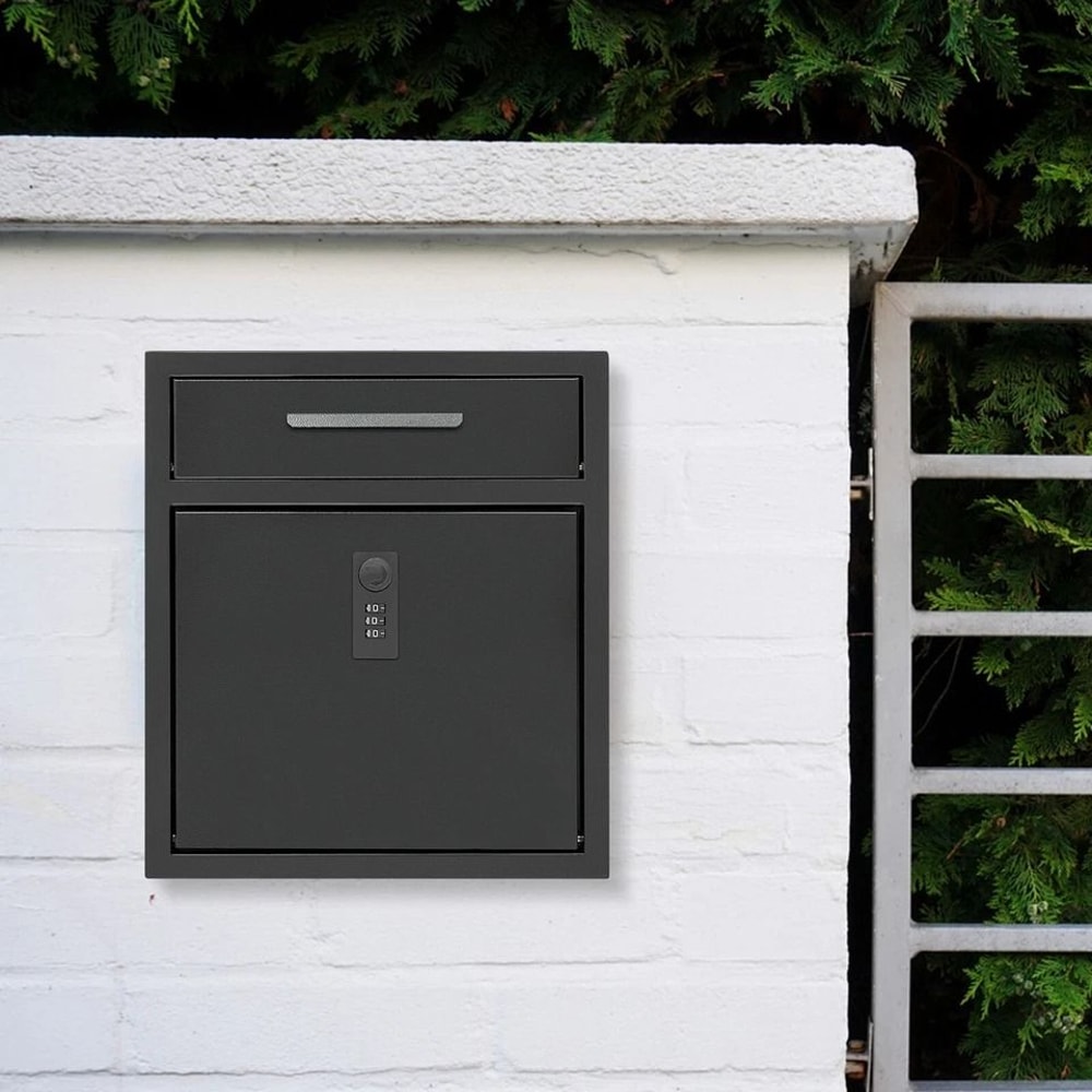 SecureGuard Wall Mounted Mailbox With Combination Lock 6