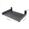 Premium Stainless Steel Microwave Wall Mount Shelf Kitchen Storage Rack With Hooks 2