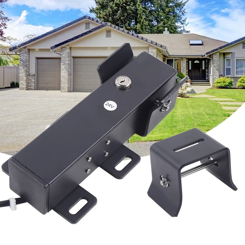 DC Heavy Duty Automatic Gate Lock For Swing Gate Opener Security 6