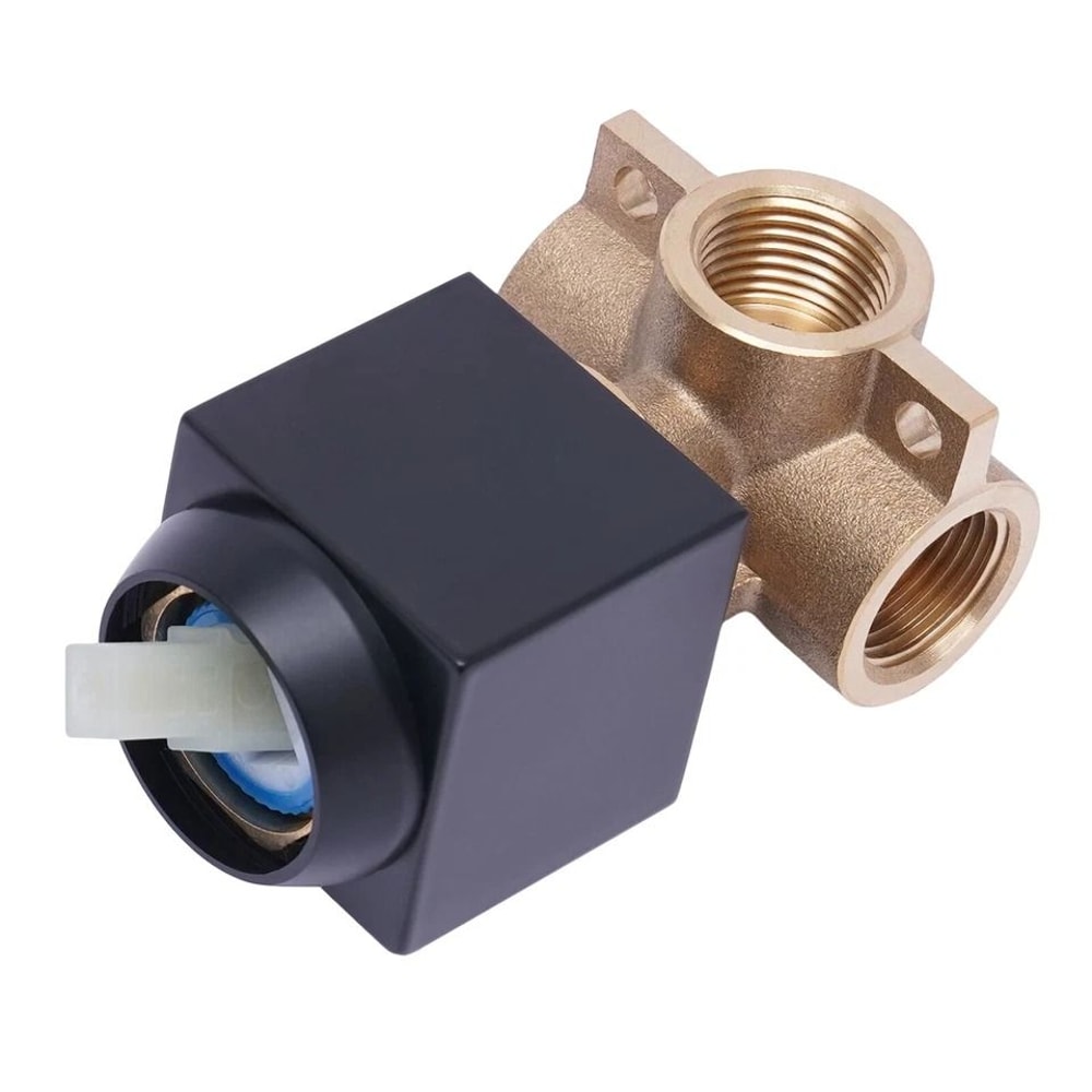 Premium Brass Shower Mixer Valve Wall Mount Hot Cold Shower Control 2