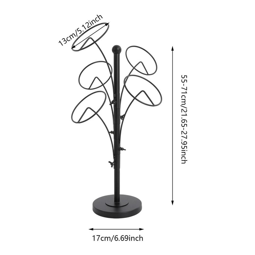 Modern Iron Hat Display Rack Stand Stylish Hat Storage Organizer For Home Retail 2